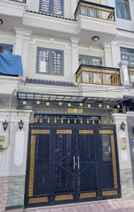 Nhà phố Huyện Nhà Bè Nhà phố thiết kế 1 trệt, 2 lầu và sân thượng, diện tích 55m2 rộng thoáng.