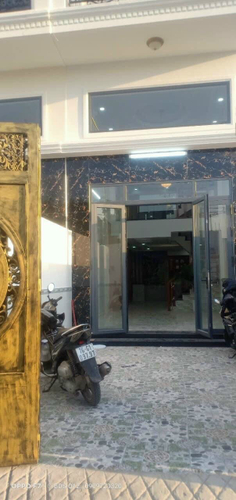 Nhà phố Quận 12 Nhà phố thiết kế 1 trệt, 1 lửng và 3 lầu diện tích 75.7m2.