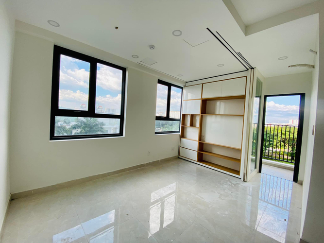 phòng khách  căn hộ saigon Intela Căn hộ Saigon Intela hướng ban công nam không có nội thất diện tích 78m²