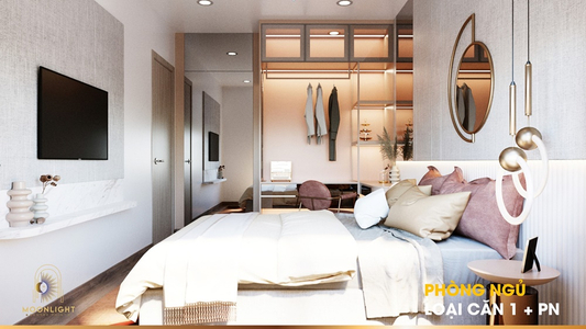 Căn hộ Moonlight Centre Point, Quận Bình Tân Căn hộ Moonlight Centre Point thiết kế 2 phòng ngủ, không có nội thất.