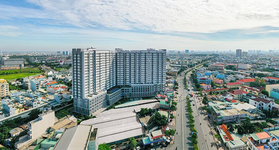 Căn hộ Moonlight Boulevard, Quận Bình Tân Căn hộ Moonlight Boulevard tầng 18 có 2 phòng ngủ, nội thất cơ bản.