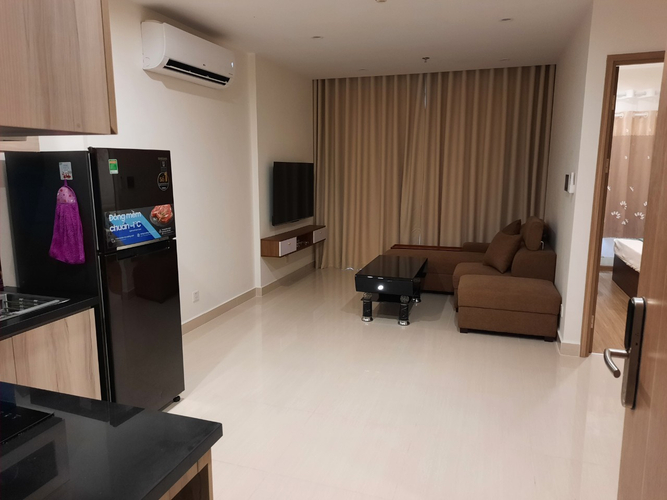  Căn hộ Studio Vinhomes Grand Park hướng ban công tây nam đầy đủ nội thất diện tích 27m²