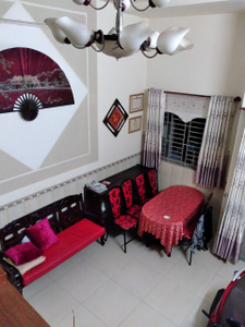 Nhà phố Quận 12 Nhà phố thiết kế 1 trệt, 1 lửng diện tích 58.8m2, cửa hướng Đông Bắc.