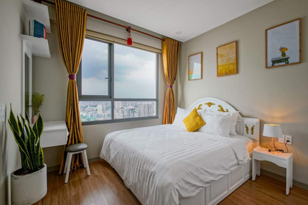 Căn hộ The Gold View, Quận 4 Căn hộ The Gold View tầng 25 thiết kế 2 phòng ngủ, đầy đủ nội thất.