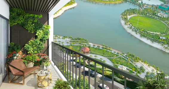 scaled_VIEW BAN CÔNG(1).jpg Căn hộ  Vinhomes Grand Park hướng Tây Nam, diện tích 79.9 m²