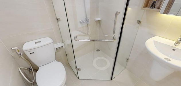  Căn hộ Picity High Park diện tích 57.64m2, không có nội thất.