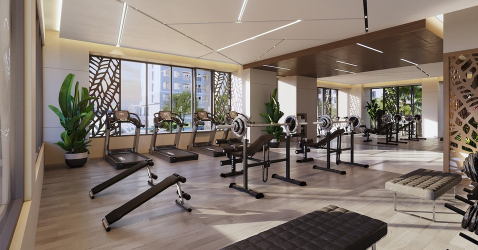  Căn hộ Westgate nội thất cơ bản diện tích 59m².