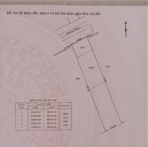 Đất nền Huyện Củ Chi Đất mặt tiền đường 489 diện tích 522.6m2, có sổ hồng.