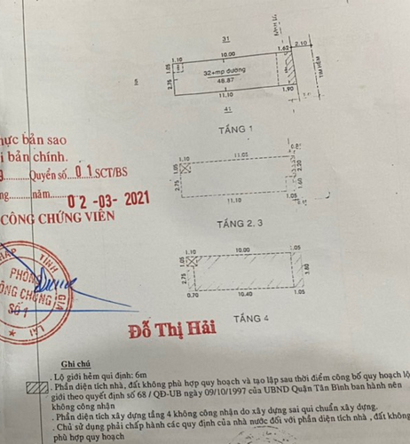 Nhà phố Quận Tân Phú Nhà phố thiết kế 1 trệt, 2 lầu và sân thượng, cửa hướng Đông Nam mát mẻ.