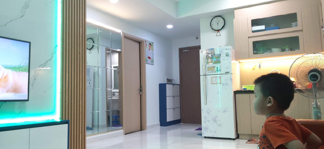  Căn hộ Lovera Vista hướng ban công đông bắc nội thất cơ bản diện tích 58.57m²