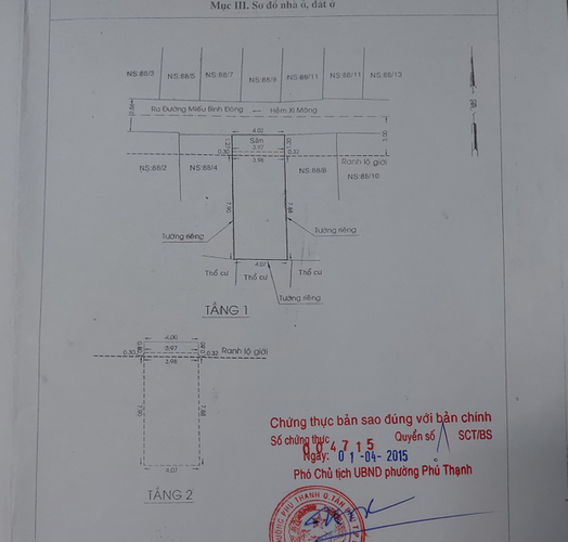 Nhà phố Quận Bình Tân Nhà mới hẻm rộng 3m đường Miếu Bình Đông, khu dân cư hiện hữu.