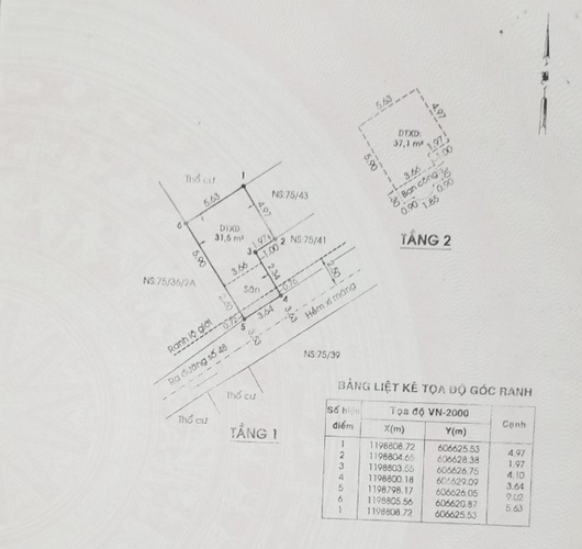 Nhà phố Quận Thủ Đức Nhà phố có cửa hướng Đông Nam mát mẻ, diện tích 43m2 nở hậu.