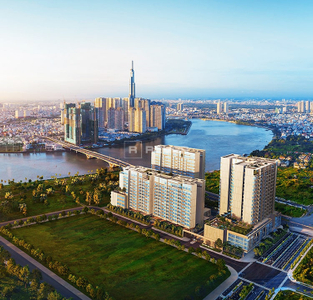  Căn hộ The River Thủ Thiêm hướng ban công tây bắc nội thất cơ bản