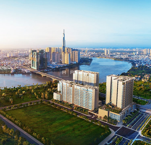  Căn hộ The River Thủ Thiêm hướng ban công tây bắc nội thất cơ bản