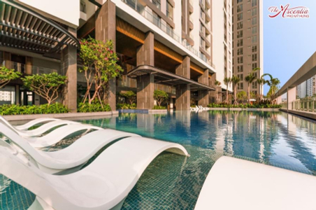  Căn hộ The Ascentia hướng ban công tây nam nội thất cơ bản diện tích 55.8m²