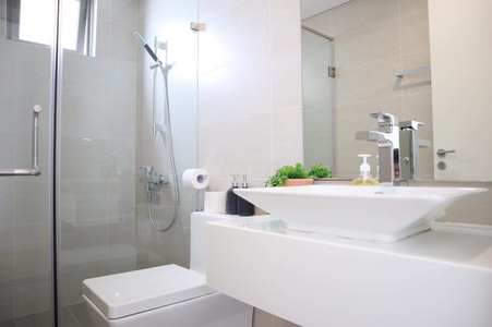 Căn hộ Masteri Millennium, Quận 4 Căn hộ Masteri Millennium tầng 24 diện tích 65m2, đầy đủ nội thất.