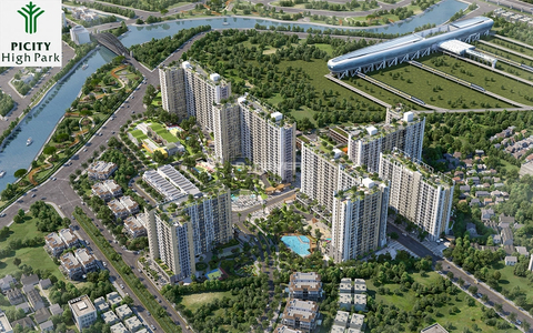  Căn hộ Picity High Park hướng ban công nam nội thất cơ bản diện tích 48.58m².