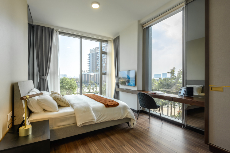  Căn hộ có 2 phòng ngủ Empire City, bàn giao nội thất cơ bản.