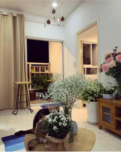 Căn hộ 4S Riverside Linh Đông, Quận Thủ Đức Căn hộ 4S Riverside Linh Đông có 2 phòng ngủ, đầy đủ nội thất.