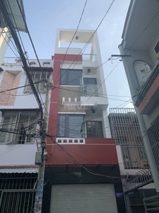 Nhà phố Quận Tân Bình Nhà có cửa hướng Đông bắc mát mẻ, diện tích 3m x 11.2m có sổ hồng.