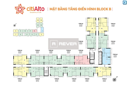  Căn hộ CitiAlto có 2 phòng ngủ, nội thất cơ bản.