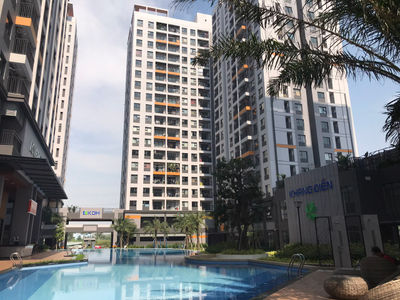 Căn hộ Lovera Vista, Huyện Bình Chánh Căn hộ Lovera Vista tầng cao diện tích 63.05m2, bàn giao nội thất đầy đủ.