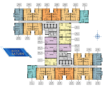 Căn hộ Q7 Saigon Riverside, Quận 7 Căn hộ Q7 Saigon Riverside tầng 9 diện tích 53.2m2, nội thất cơ bản.