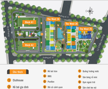 Căn hộ The Western Capital, Quận 6 Căn hộ The Western Capital hướng ban công nam nội thất cơ bản diện tích 52m²