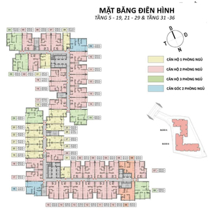  Căn hộ Opal Skyline nội thất cơ bản diện tích 59.31m²