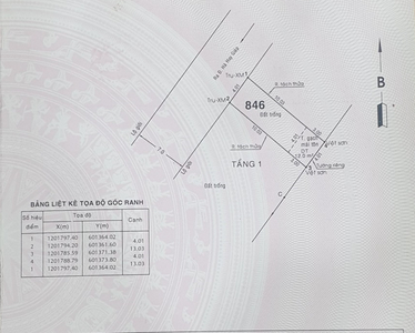 Đất nền Quận 12 Đất nền hẻm rộng 7m hướng Tây Bắc, khu dân cư hiện hữu.