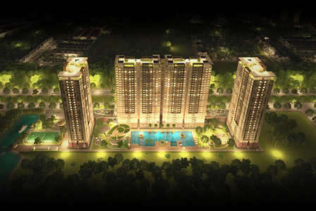 Căn hộ The Park Residence, Huyện Nhà Bè Căn hộ The Park Residence tầng 17 diện tích 75m2, đầy đủ nội thất.