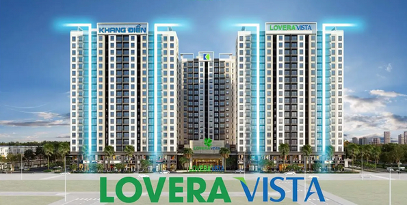 căn hộ Lovera Vista Bình Chánh Căn hộ tầng 08 Lovera Vista bàn giao nội thất cơ bản, ban công Đông Bắc