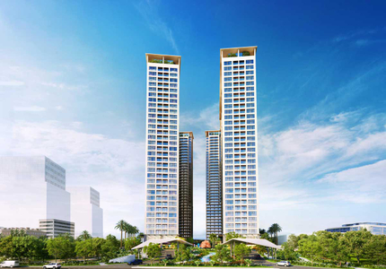  Office-tel Lavita Thuận An hướng ban công đông nam không có nội thất diện tích 36.45m².