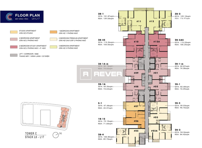  Căn hộ The Metropole Thủ Thiêm nội thất cơ bản diện tích 115m²