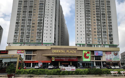 Căn hộ Oriental Plaza, Quận Tân Phú Căn hộ tầng thấp Oriental Plaza diện tích 85m2, đầy đủ nội thất.