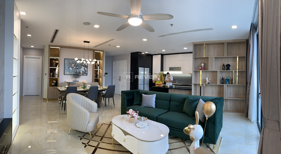  Căn hộ Vinhomes Golden River đầy đủ nội thất diện tích 121.8m²