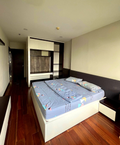 phòng ngủ căn hộ Docklands Căn hộ Docklands Sài Gòn tầng 11 diện tích 96m2, đầy đủ nội thất.
