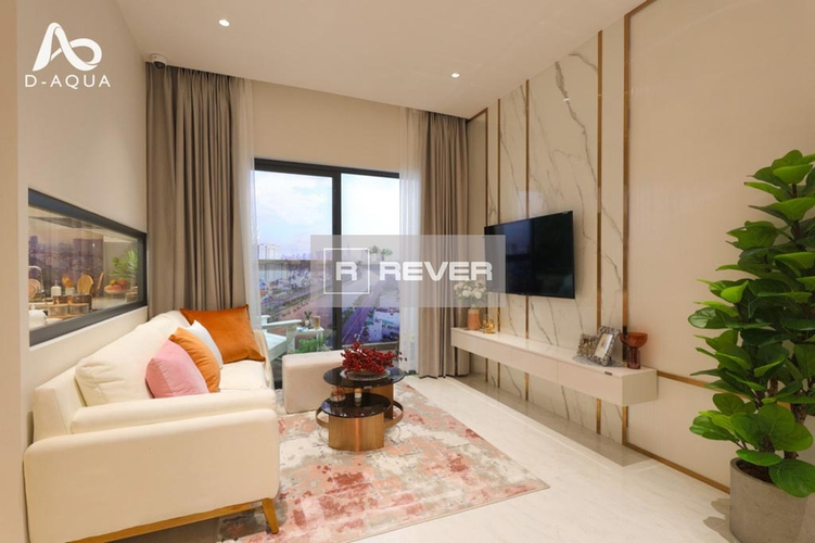  Căn hộ D-Aqua có 2 phòng ngủ, nội thất cơ bản.
