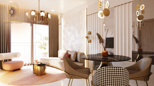  Căn hộ Moonlight Centre Point hướng ban công tây nam nội thất cơ bản diện tích 65.7m²