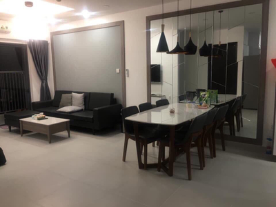 phòng khách căn hộ ViVa Riverside Căn hộ Viva Riverside tầng 15 thiết kế 3 phòng ngủ, đầy đủ nội thất.