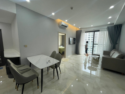  Căn hộ The Ascentia hướng ban công tây nam đầy đủ nội thất diện tích 75.18m².