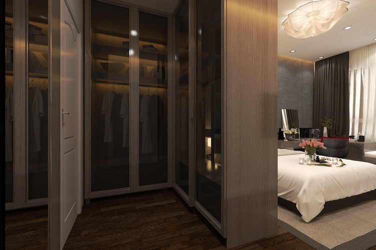 Căn hộ Masteri Thảo Điền, Quận 2 Căn hộ Masteri Thảo Điền hướng ban công tây bắc đầy đủ nội thất