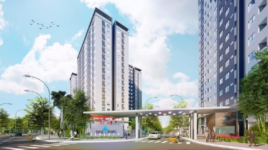 Căn hộ Topaz Home 2, Quận 9 Căn hộ Topaz Home 2 tầng 6 diện tích 56.44m2, view nội khu hồ bơi.