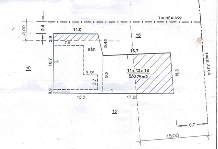 Nhà phố Quận Tân Phú Nhà phố có cửa hướng Tây đón nắng sớm, diện tích 160m2.