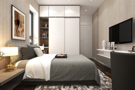 Căn hộ Masteri Thảo Điền, Quận 2 Căn hộ Masteri Thảo Điền hướng ban công tây bắc đầy đủ nội thất