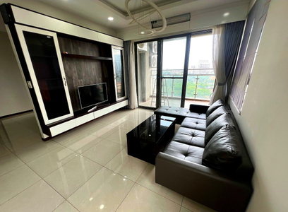 phòng khách căn hộ Docklands Căn hộ Docklands Sài Gòn tầng 11 diện tích 96m2, đầy đủ nội thất.