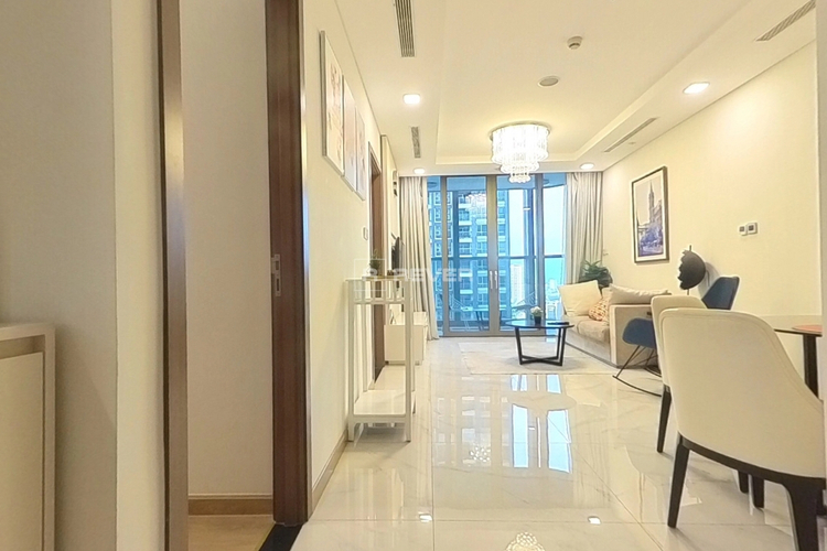  Căn hộ Vinhomes Central Park hướng ban công tây bắc đầy đủ nội thất diện tích 78m²