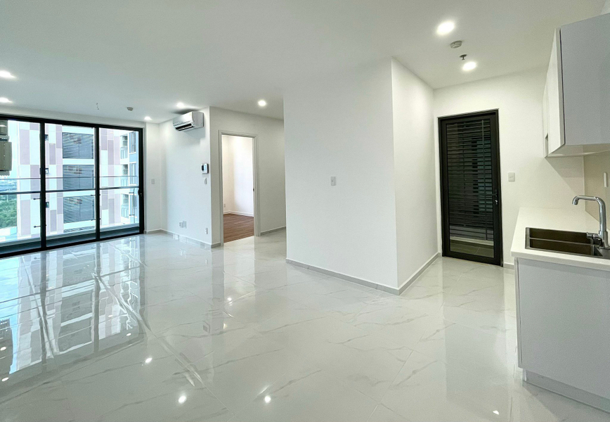 Căn hộ Precia có 1 phòng ngủ, nội thất cơ bản.