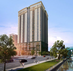 Căn hộ Saigon Royal, Quận 4 Căn hộ Saigon Royal tầng 9 thiết kế hiện đại, bàn giao không nội thất.