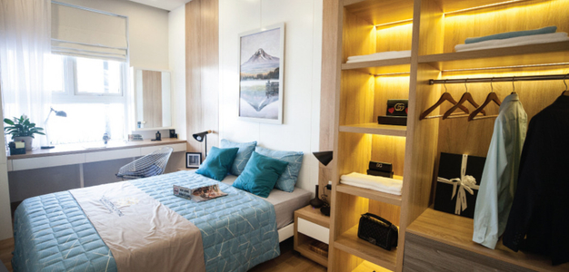 Nhà mẫu The Western Capital quận 6 Căn hộ The Western Capital hướng ban công bắc không có nội thất diện tích 65m²